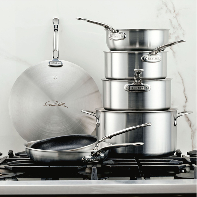 Hestan | Thomas Keller Insignia™ Commercial Clad Stainless Steel 7-Piece Cookware Set