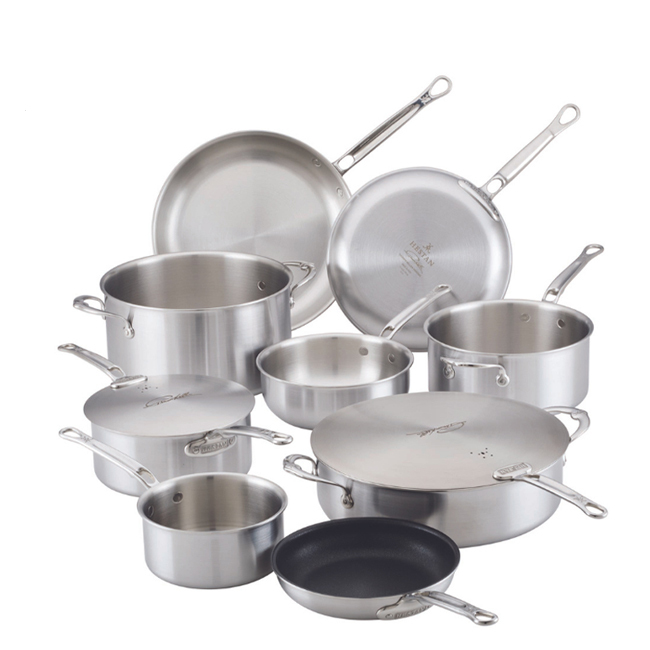 Hestan | Thomas Keller Insignia™ Commercial Clad Stainless Steel 11-Piece Cookware Set