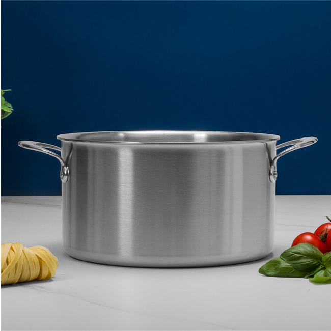 Hestan | Thomas Keller Insignia™ Commercial Clad Stainless Steel 8 Qt. Open Stock Pot