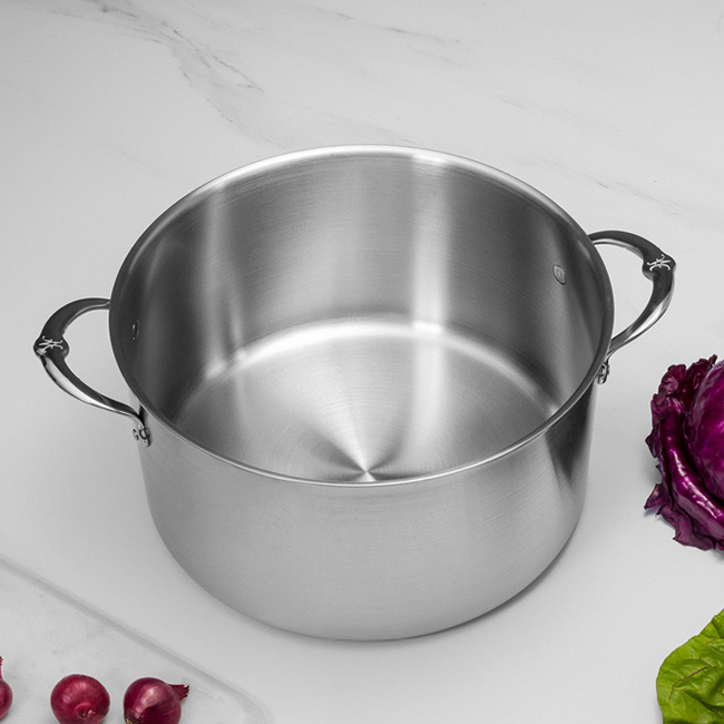 Hestan | Thomas Keller Insignia™ Commercial Clad Stainless Steel 8 Qt. Open Stock Pot