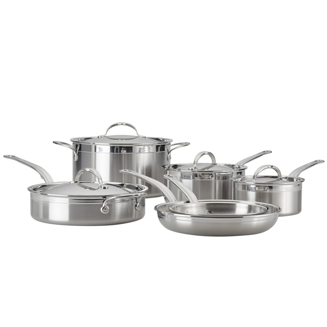 Hestan ProBond® Professional Clad Stainless Steel 10-Piece Set