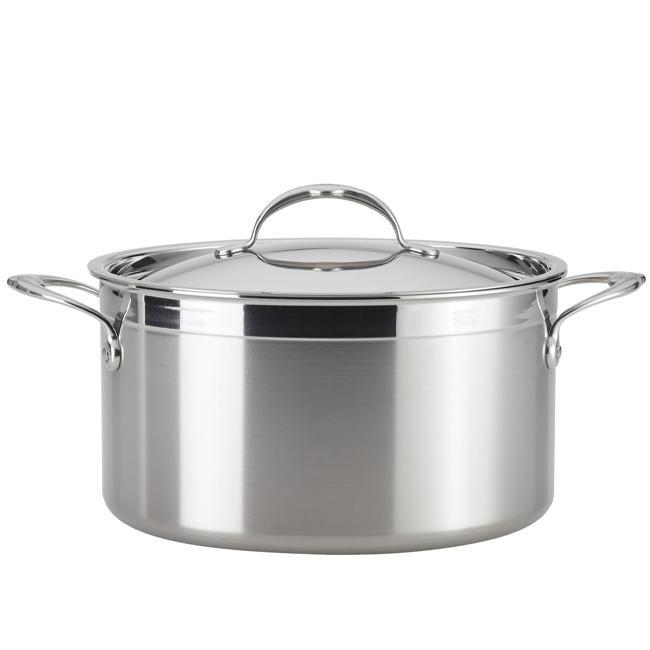 Hestan ProBond® Professional Clad Stainless Steel 8 Qt. Covered Stock Pot