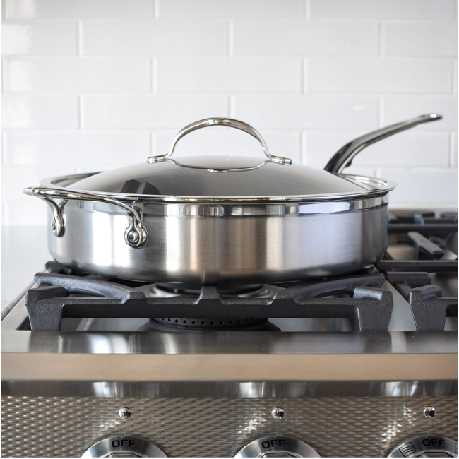 Hestan ProBond® Professional Clad Stainless Steel 3.5 Qt. Covered Sauté Pan