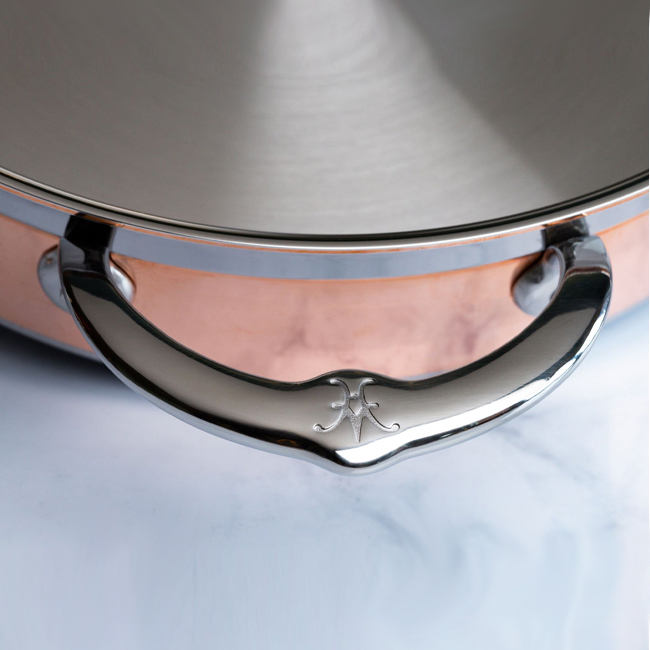 Hestan CopperBond® Copper Induction 3.5 Qt. Covered Sauté - Helper Handle