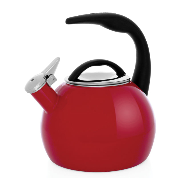 Chantal Enamel-on-Steel Anniversary Teakettle - Red