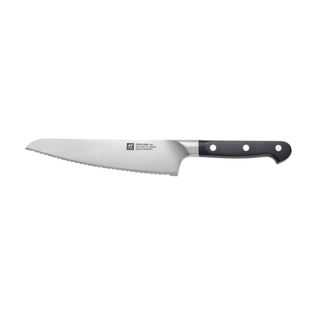 Zwilling J A Henckels PRO 7” Deli Bread Knife, Serrated edge 