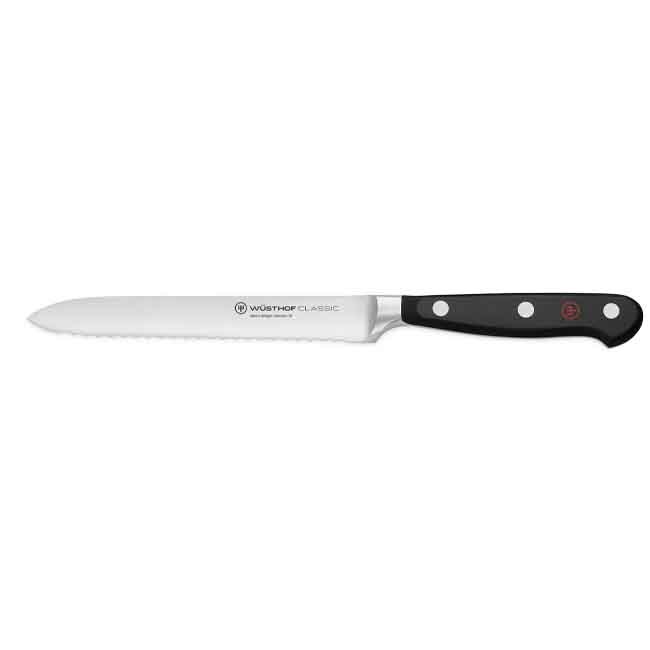 Wüsthof Classic 5 Inch Serrated Utility Knife