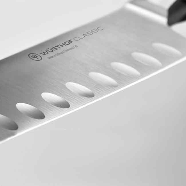 Wüsthof Classic 7 Inch Santoku Knife - Blade