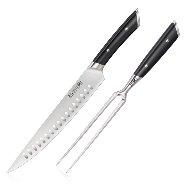 Cangshan HELENA Series 2-Piece Carving Set | Black