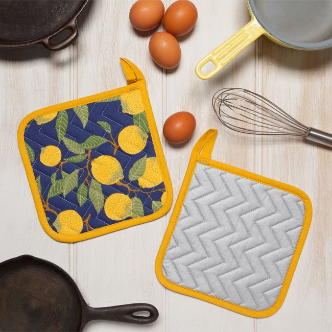 Now Designs Lemons Potholder