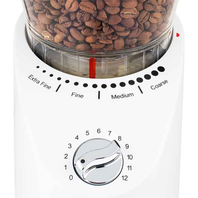 Capresso Infinity Plus Conical Burr Grinder - Control 