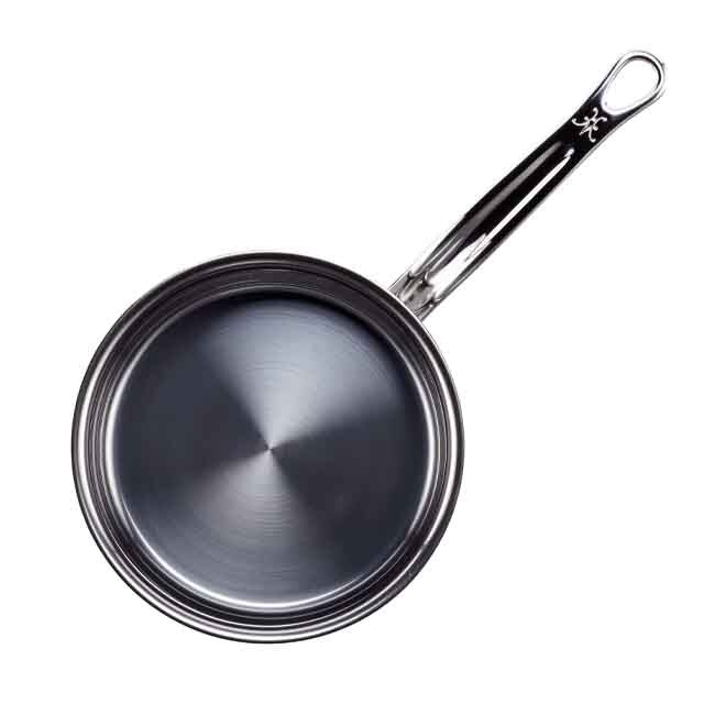 Hestan NanoBond Titanium Stainless Steel Saucepan with Lid, Stainless Steel, 1.5-Quart