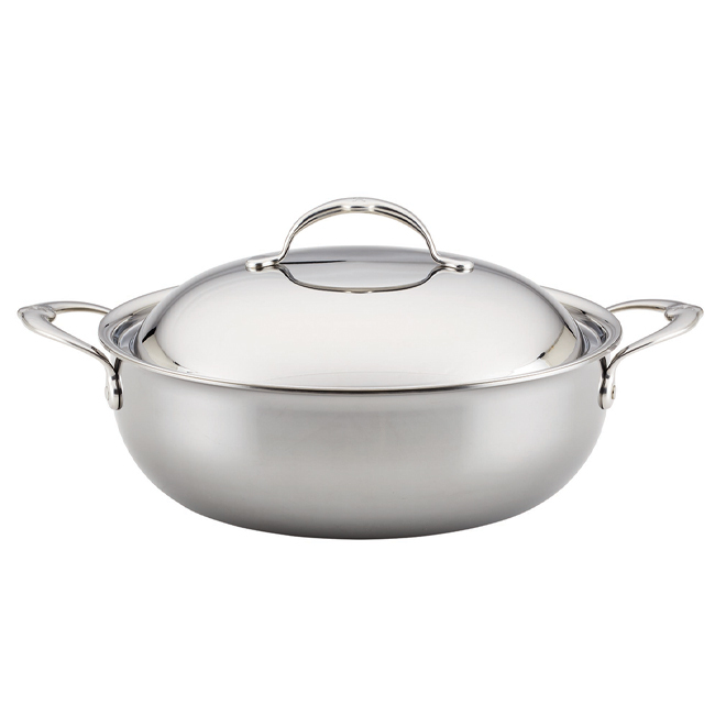 Hestan NanoBond® Titanium Stainless Steel Dutch Oven, 5 Quart