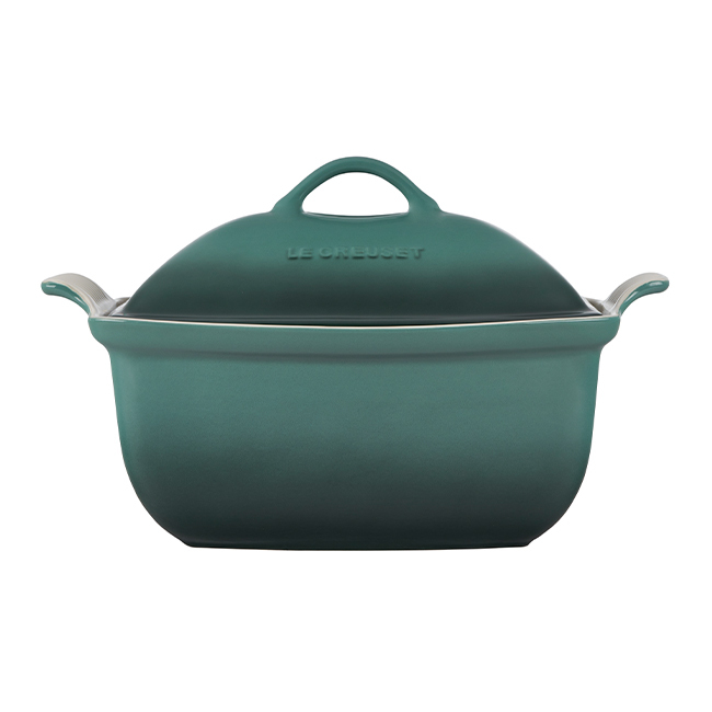 Le Creuset 4.5 Qt Deep Covered Baker w/Lid - Side - Artichaut