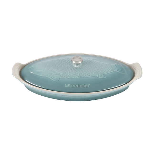 Le Creuset 1.7 Qt. Fish Baker | Sea Salt