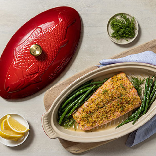 Le Creuset 1.7 Qt. Fish Baker | Lifestyle