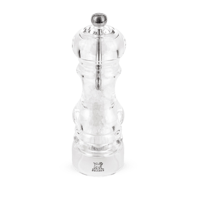 Peugeot Nancy 7” Clear Acrylic Salt Mill