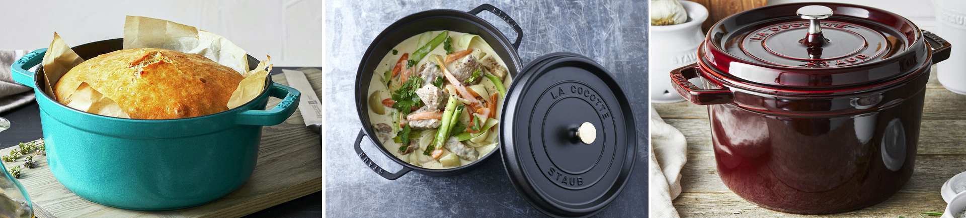 Staub Cast Iron Banner