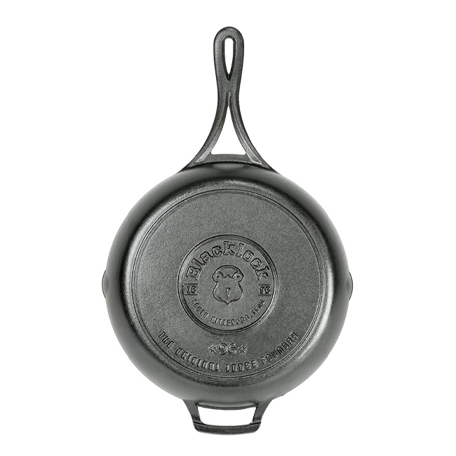 Lodge Blacklock *96* 10.25 Inch Triple Seasoned Cast Iron Skillet - Bottom