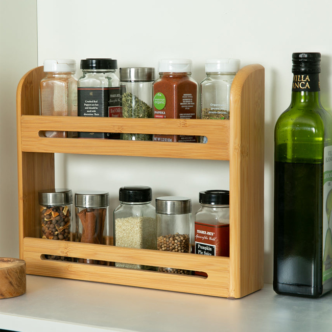 RSVP Bamboo Spice Rack