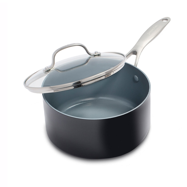 GreenPan Valencia Pro Ceramic Nonstick 2 Qt. Saucepan with Lid