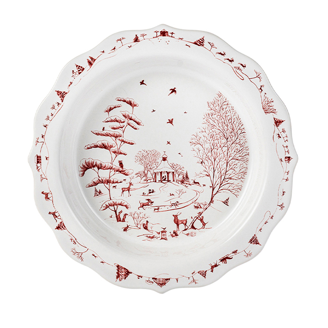 Juliska Country Estate Winter Frolic Pie Dish