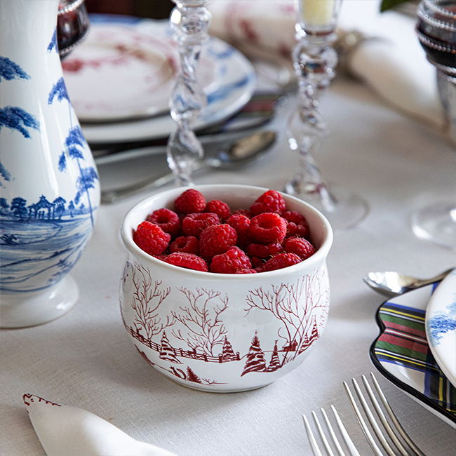 Juliska Country Estate Winter Frolic Comfort Bowl in situ