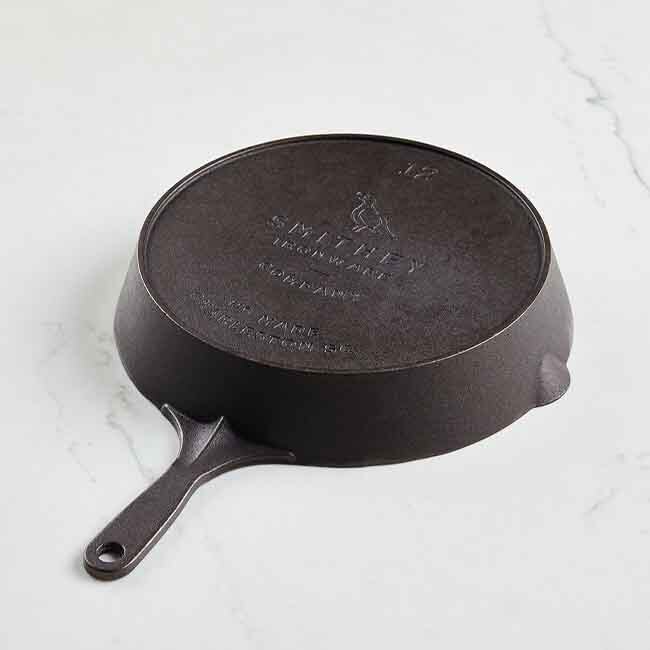 Smithey Ironware No. 12 Cast Iron Skillet, 12-Inch - Bottom