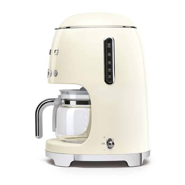 Smeg 10-Cup Drip Coffeemaker | Cream