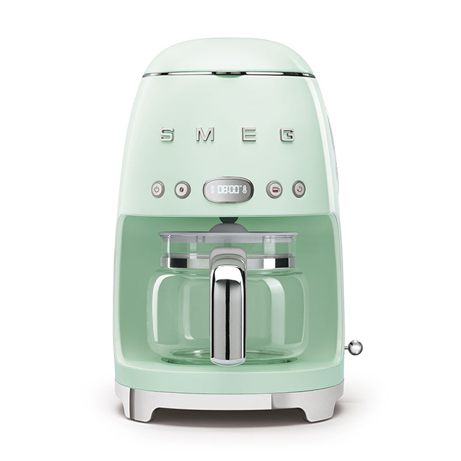 Smeg 10-Cup Drip Coffeemaker | Pastel Green