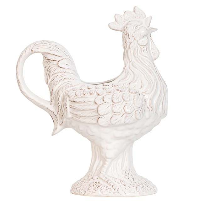 Juliska Clever Creatures Rousseau Rooster Pitcher