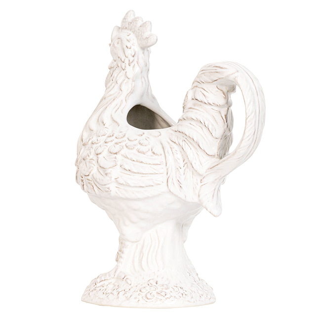 Juliska Clever Creatures Rousseau Rooster Pitcher