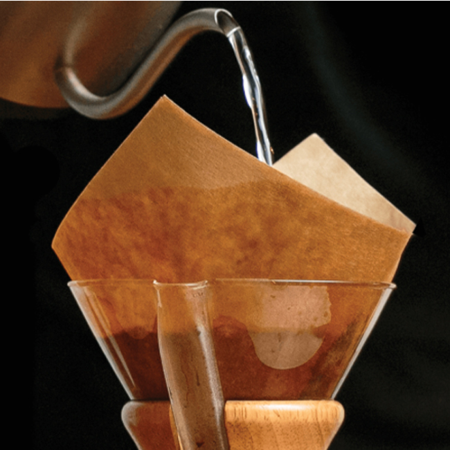 Chemex® Bonded Unbleached Square Filters - Pour Over