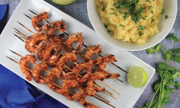 Spicy Chipotle Shrimp and Cilantro Rice