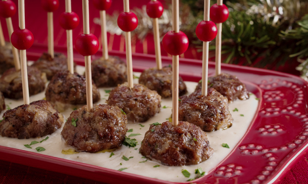 Swedish Meatballs with Sour Cream Sauce