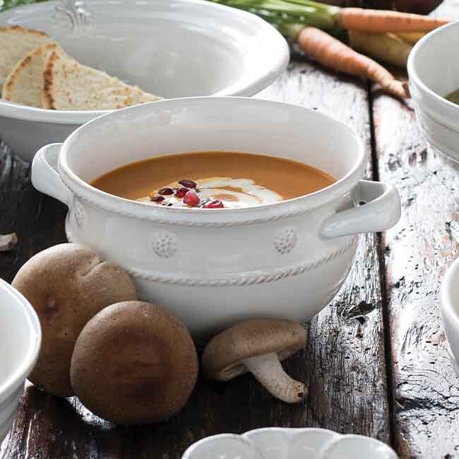 Juliska Berry & Thread 2 Handled Soup/Chili Bowl | Whitewash