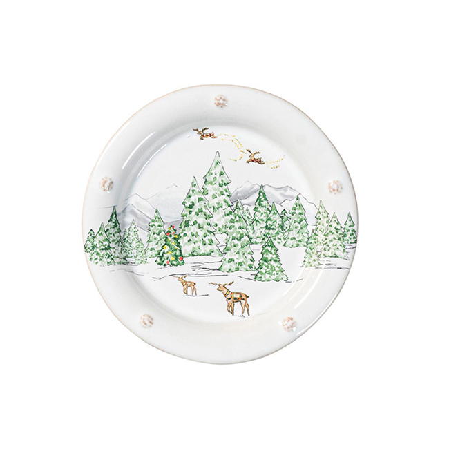 Juliska Berry & Thread North Pole Side/Cocktail Plate 4