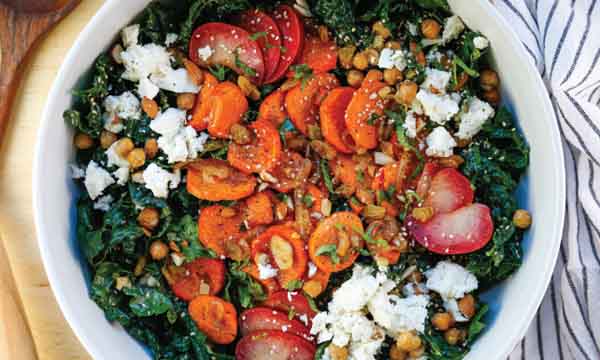 Sweet Potato Kale Salad