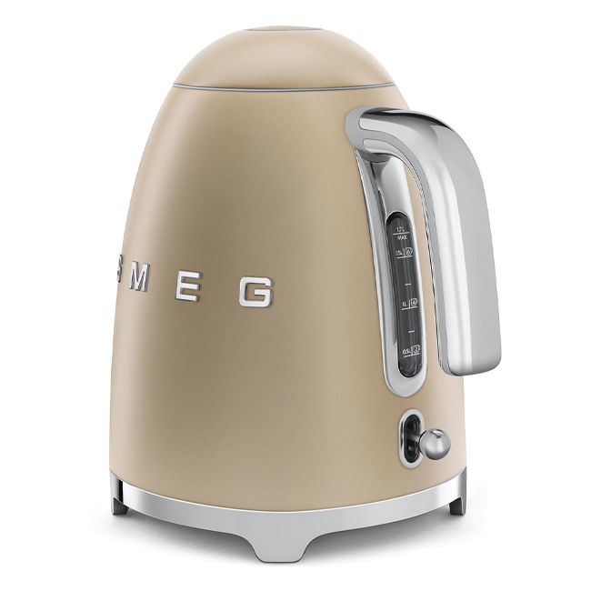 Smeg 7-cup/ 1.7 L Electric Kettle | Champagne