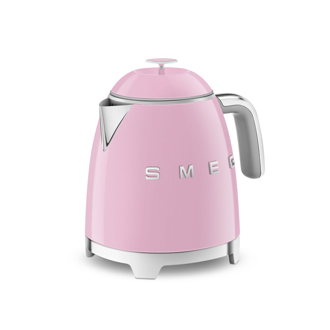 Smeg 3.3-Cup Electric Mini-Kettle | Pastel Pink