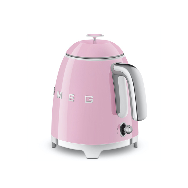 Smeg 3.3-Cup Electric Mini-Kettle | Pastel Pink