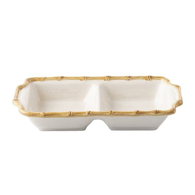 Juliska Classic Bamboo Natural Two Section Server