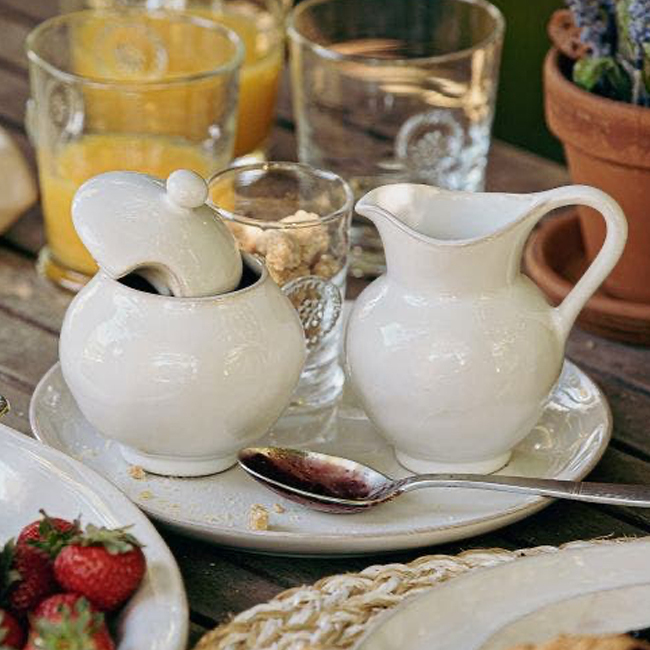 Juliska Puro Whitewash Creamer Set