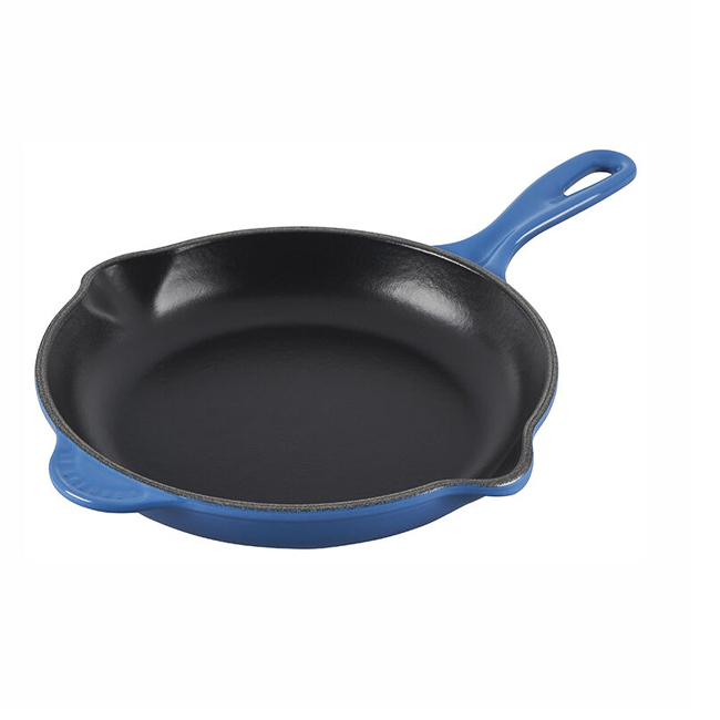 Le Creuset Classic 9 inch Enameled Cast Iron Skillet | Marseille Blue