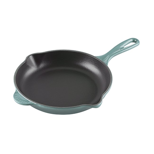 Le Creuset Classic 9 inch Enameled Cast Iron Skillet | Sea Salt