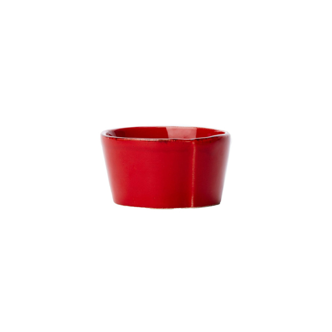 Vietri Lastra Condiment Bowl | Red