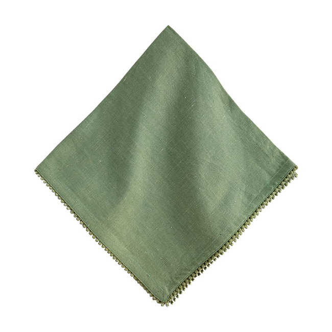 Juliska Berry Trim Napkin | Watercress