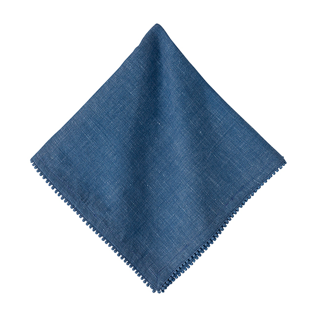 Juliska Berry Trim Napkin | Navy