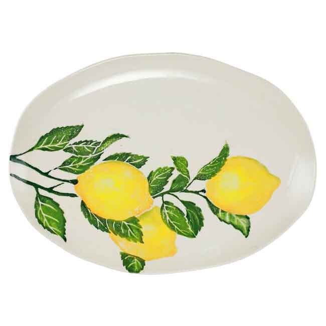 Vietri Limoni Medium Oval Platter