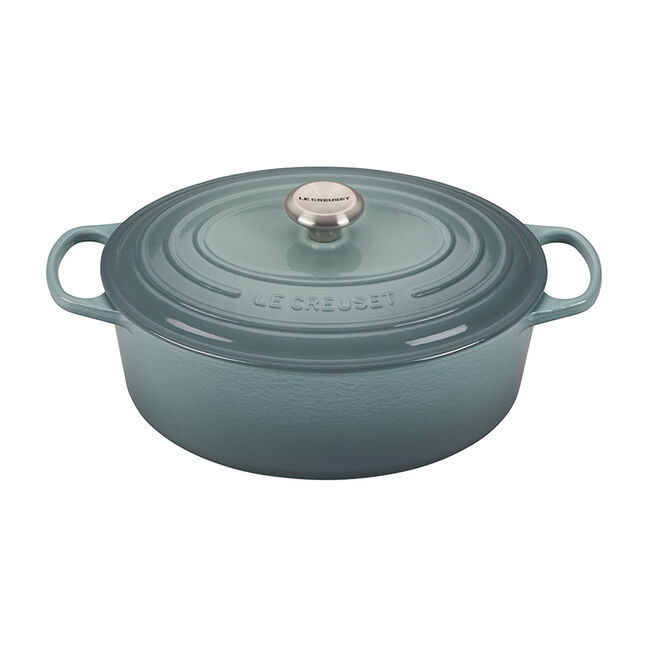 Le Creuset Signature 6.75 Qt Oval Dutch Oven | Sea Salt